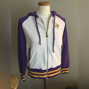 Minnesota Viking’s purple & yellow banded Touch Zipper Sweatshirt